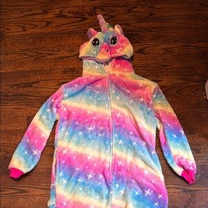 Girls Unicorn Onesie Hooded Animal Costume for Girls